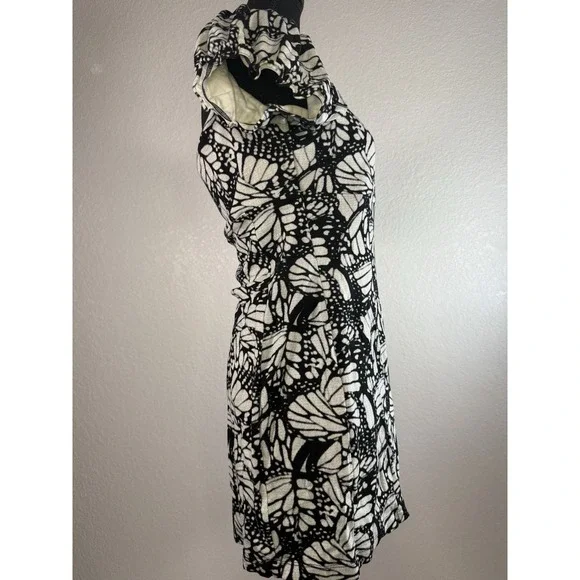 Urban Outfitters Women's Butterfly Dress Large Mini Dress Ruffled Sleeve - Picture 5 of 7